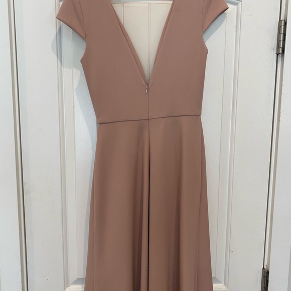 Jenny Yoo neutral beige pink gown. - Picture 3 of 4
